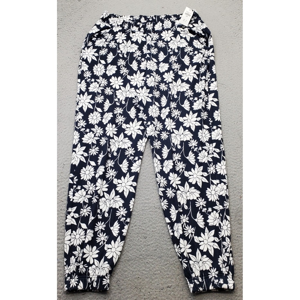 Gilly Hicks Sleepwear Pants Womens Large Multi Floral Relaxed Fit Elastic Waist
